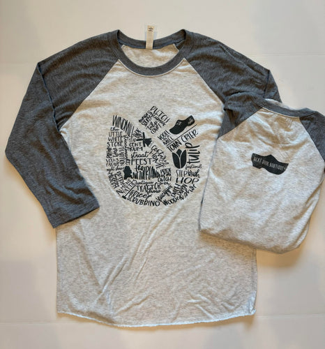 The Oc Tulip Baseball Tee