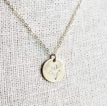 Tulip Necklace (gold or silver)