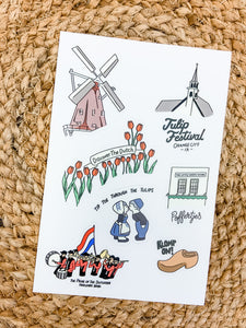 Tulip Festival Highlight Sticker Sheet