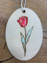 Hand painted Tulip Ornament