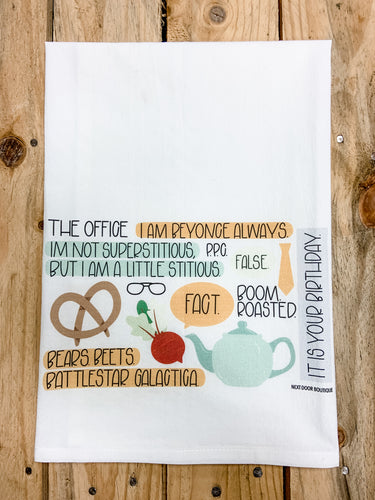 The Office flour sack towel